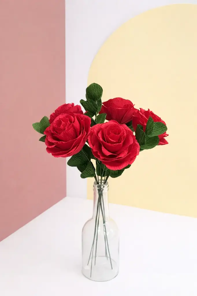 BOUQUET VALENTIN Roses rouge